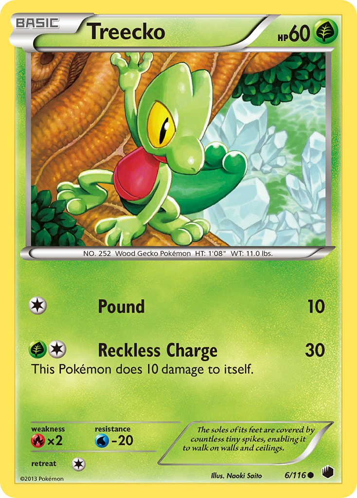 Treecko (6/116) [Black & White: Plasma Freeze] | Nerdhalla Games