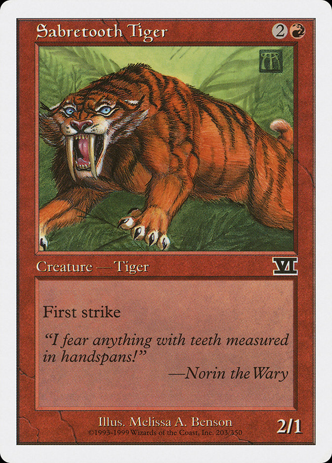 Sabretooth Tiger [Classic Sixth Edition] | Nerdhalla Games