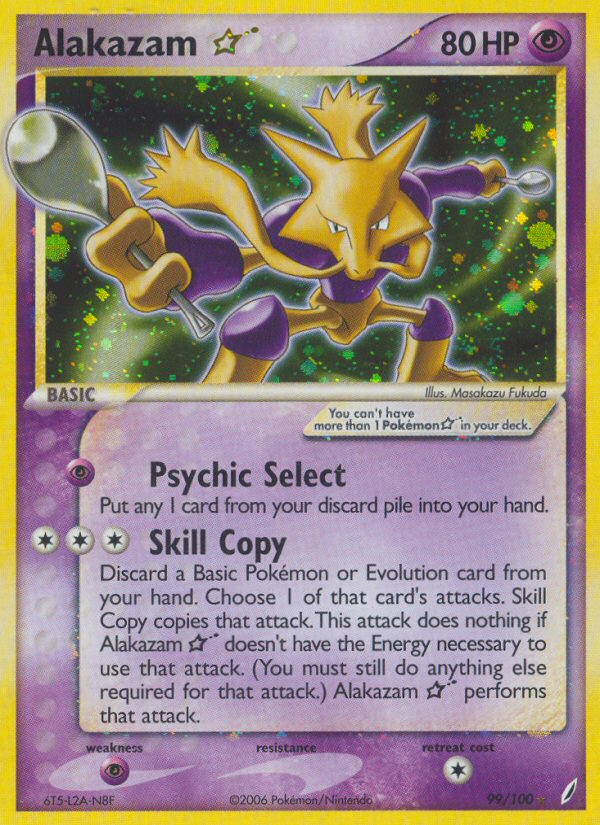 Alakazam Star (99/100) [EX: Crystal Guardians] | Nerdhalla Games