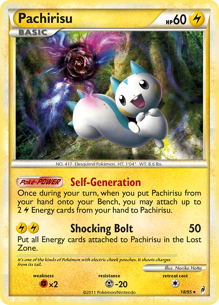 Pachirisu (18/95) [HeartGold & SoulSilver: Call of Legends] | Nerdhalla Games