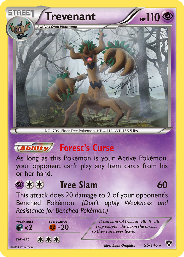 Trevenant (55/146) [XY: Base Set] | Nerdhalla Games