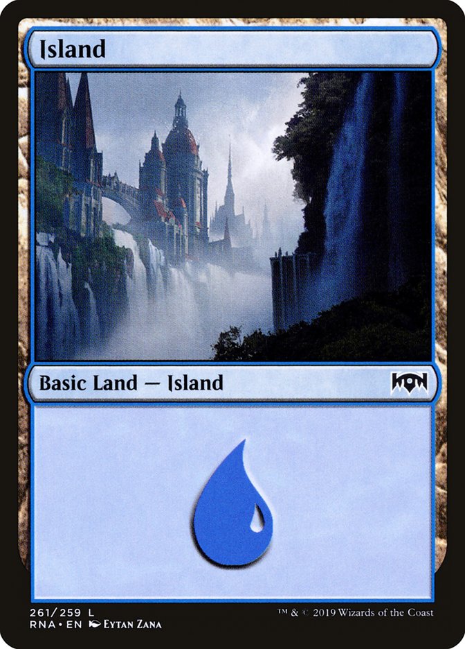 Island (261) [Ravnica Allegiance] | Nerdhalla Games