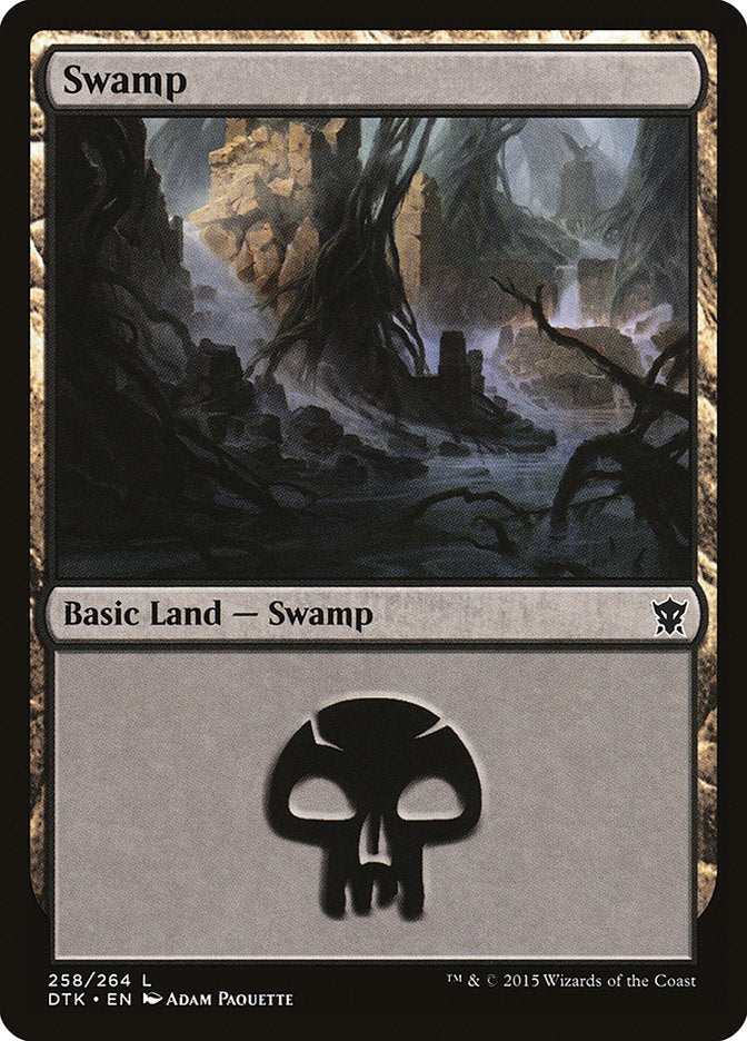 Swamp (258) [Dragons of Tarkir] | Nerdhalla Games