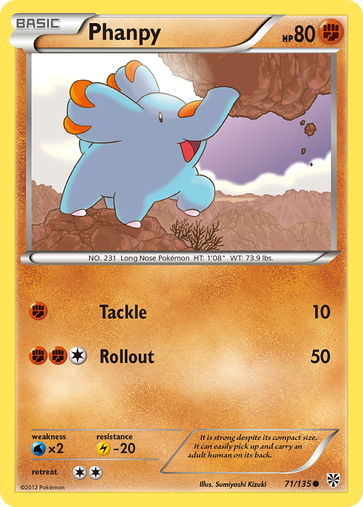 Phanpy (71/135) [Black & White: Plasma Storm] | Nerdhalla Games