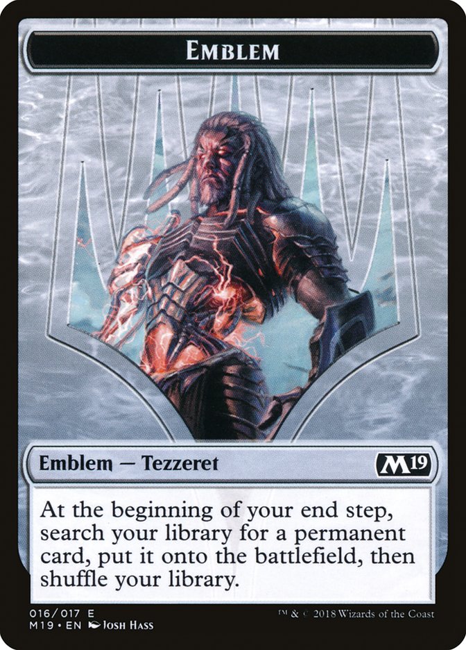 Tezzeret, Artifice Master Emblem [Core Set 2019 Tokens] | Nerdhalla Games