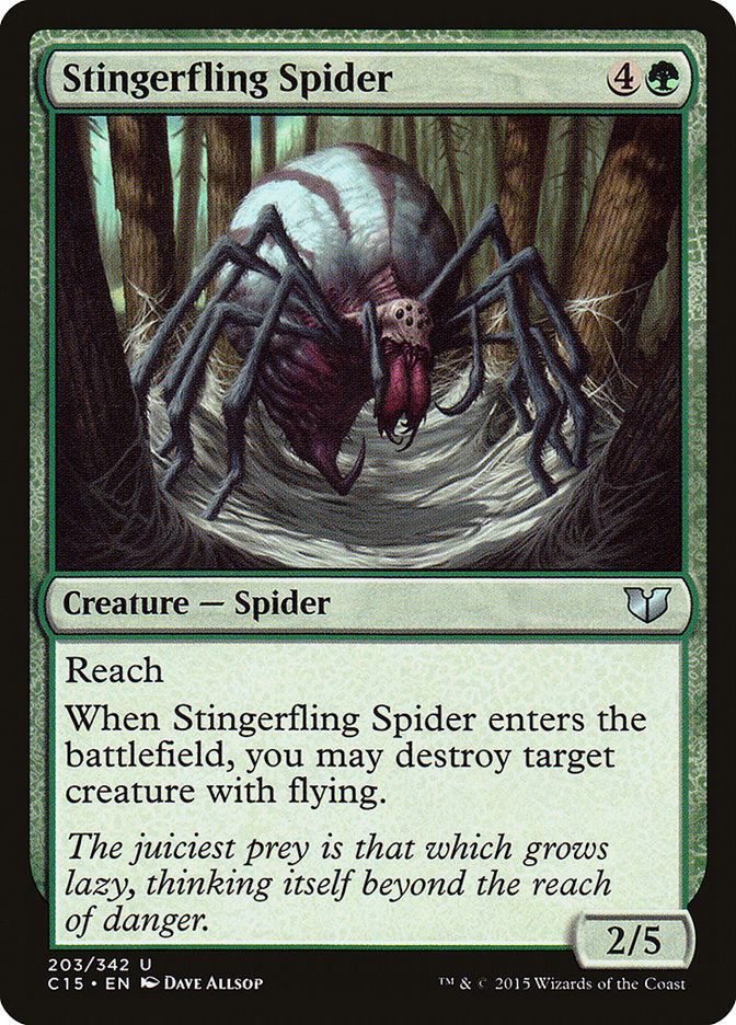 Stingerfling Spider [Commander 2015] | Nerdhalla Games