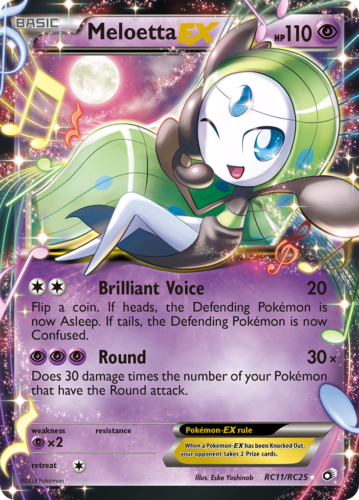 Meloetta EX (RC11/RC25) [Black & White: Legendary Treasures] | Nerdhalla Games