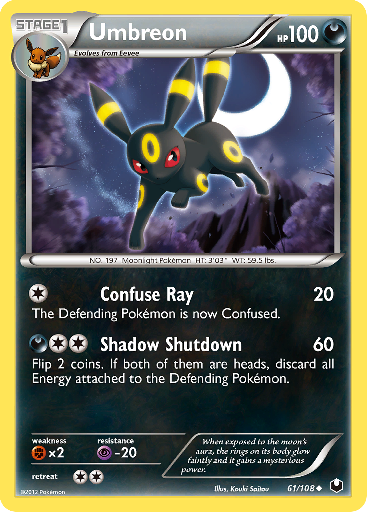 Umbreon (61/108) [Black & White: Dark Explorers] | Nerdhalla Games