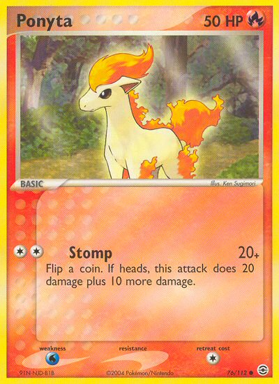 Ponyta (76/112) [EX: FireRed & LeafGreen] | Nerdhalla Games