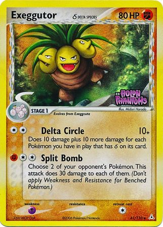 Exeggutor (41/110) (Delta Species) (Stamped) [EX: Holon Phantoms] | Nerdhalla Games