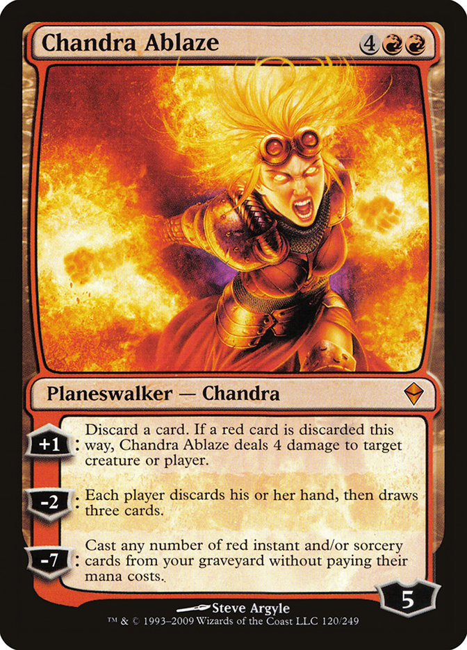 Chandra Ablaze [Zendikar] | Nerdhalla Games