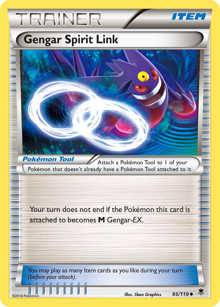 Gengar Spirit Link (95/119) [XY: Phantom Forces] | Nerdhalla Games