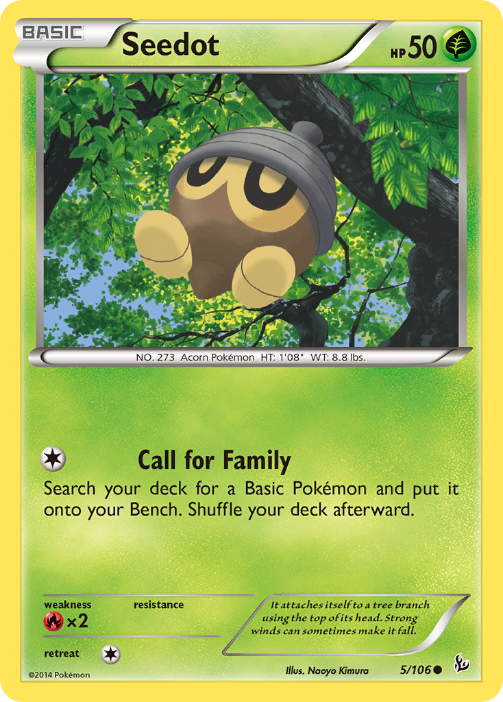 Seedot (5/106) [XY: Flashfire] | Nerdhalla Games