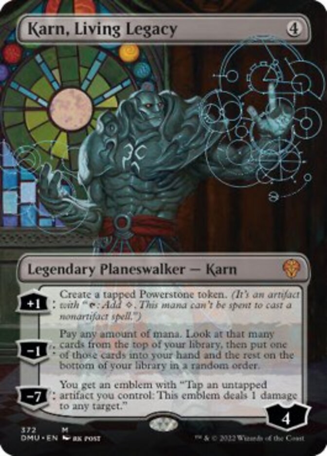 Karn, Living Legacy (Borderless) [Dominaria United] | Nerdhalla Games