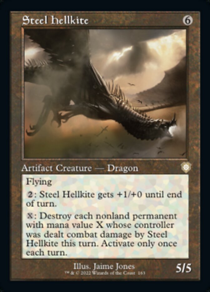 Steel Hellkite (Retro) [The Brothers' War Commander] | Nerdhalla Games