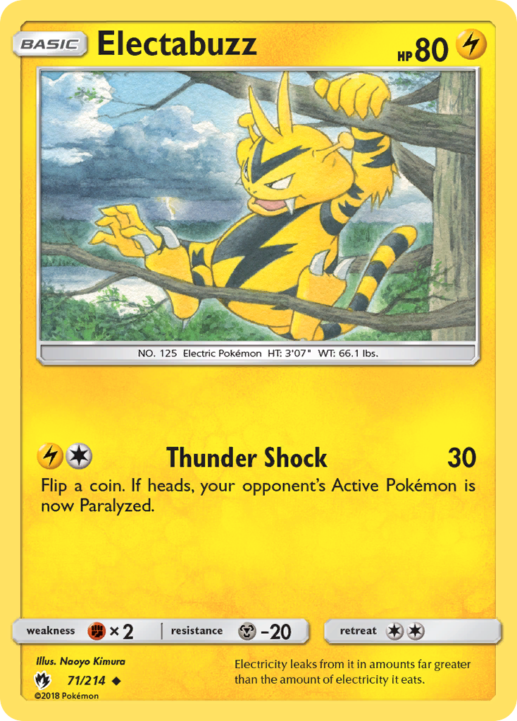 Electabuzz (71/214) [Sun & Moon: Lost Thunder] | Nerdhalla Games