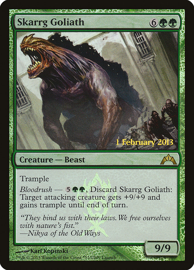 Skarrg Goliath (Launch) [Gatecrash Prerelease Promos] | Nerdhalla Games