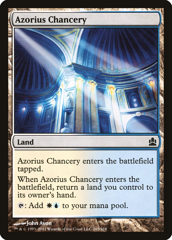 Azorius Chancery [Commander 2011] | Nerdhalla Games