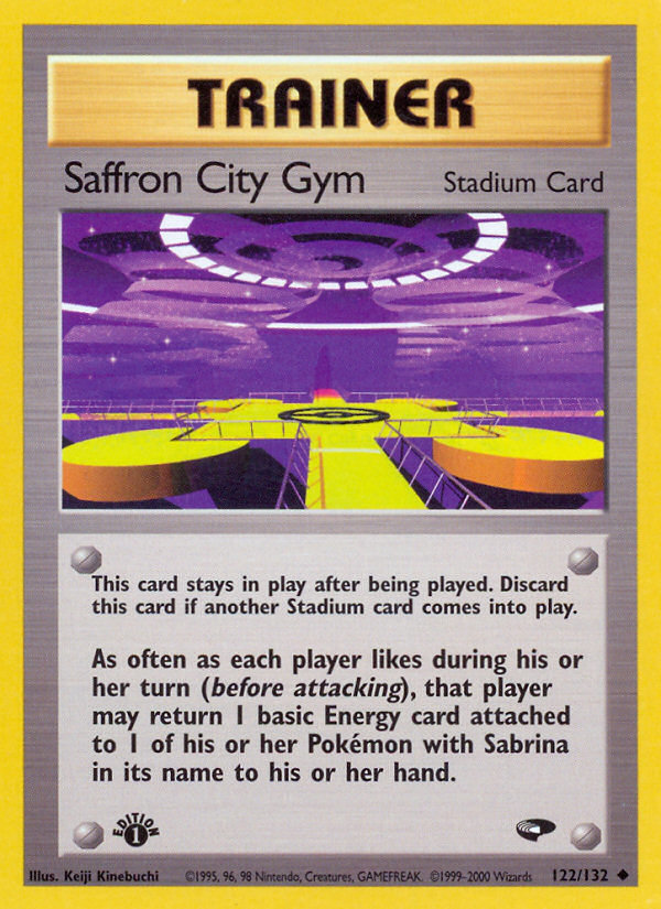 Saffron City Gym (122/132) [Gym Challenge 1st Edition] | Nerdhalla Games