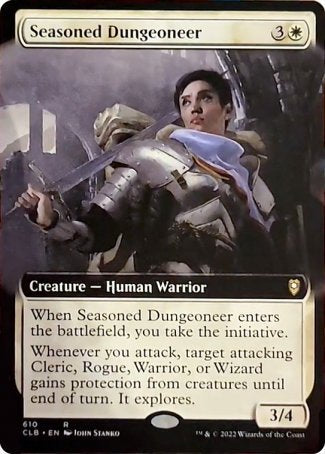 Seasoned Dungeoneer (Extended Art) [Commander Legends: Battle for Baldur's Gate] | Nerdhalla Games