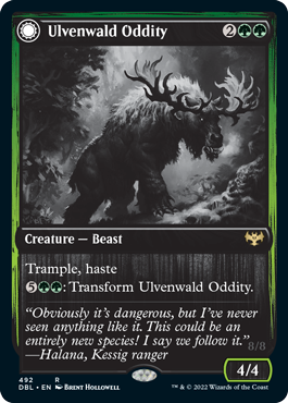 Ulvenwald Oddity // Ulvenwald Behemoth [Innistrad: Double Feature] | Nerdhalla Games