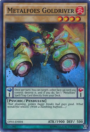 Metalfoes Goldriver [OP03-EN004] Super Rare | Nerdhalla Games