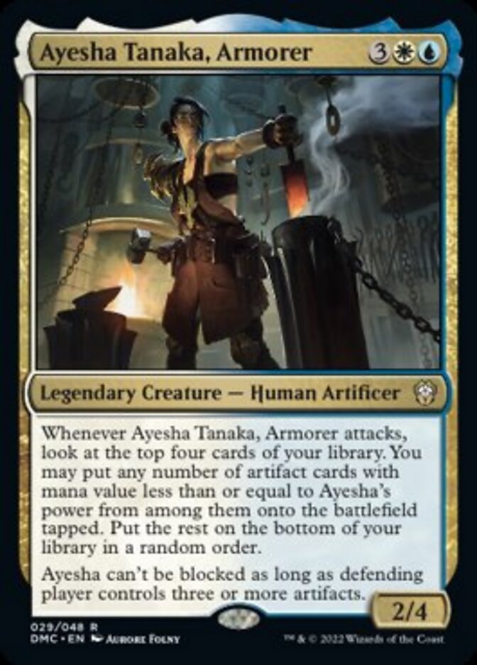 Ayesha Tanaka, Armorer [Dominaria United Commander] | Nerdhalla Games