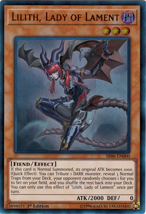 Lilith, Lady of Lament [SR06-EN000] Ultra Rare | Nerdhalla Games