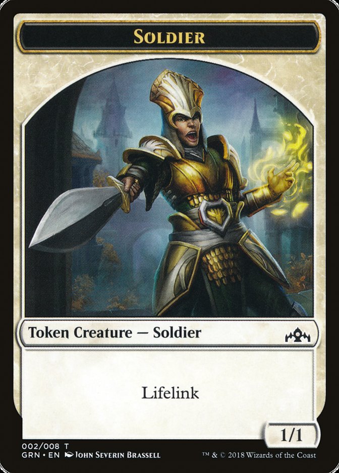 Soldier // Soldier [Guilds of Ravnica Guild Kit Tokens] | Nerdhalla Games