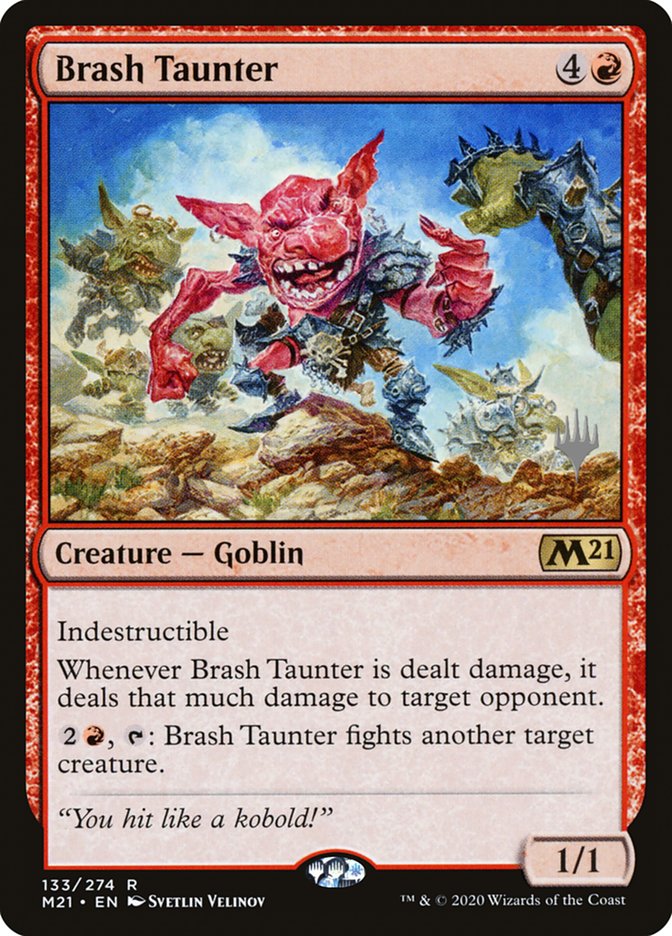 Brash Taunter (Promo Pack) [Core Set 2021 Promos] | Nerdhalla Games