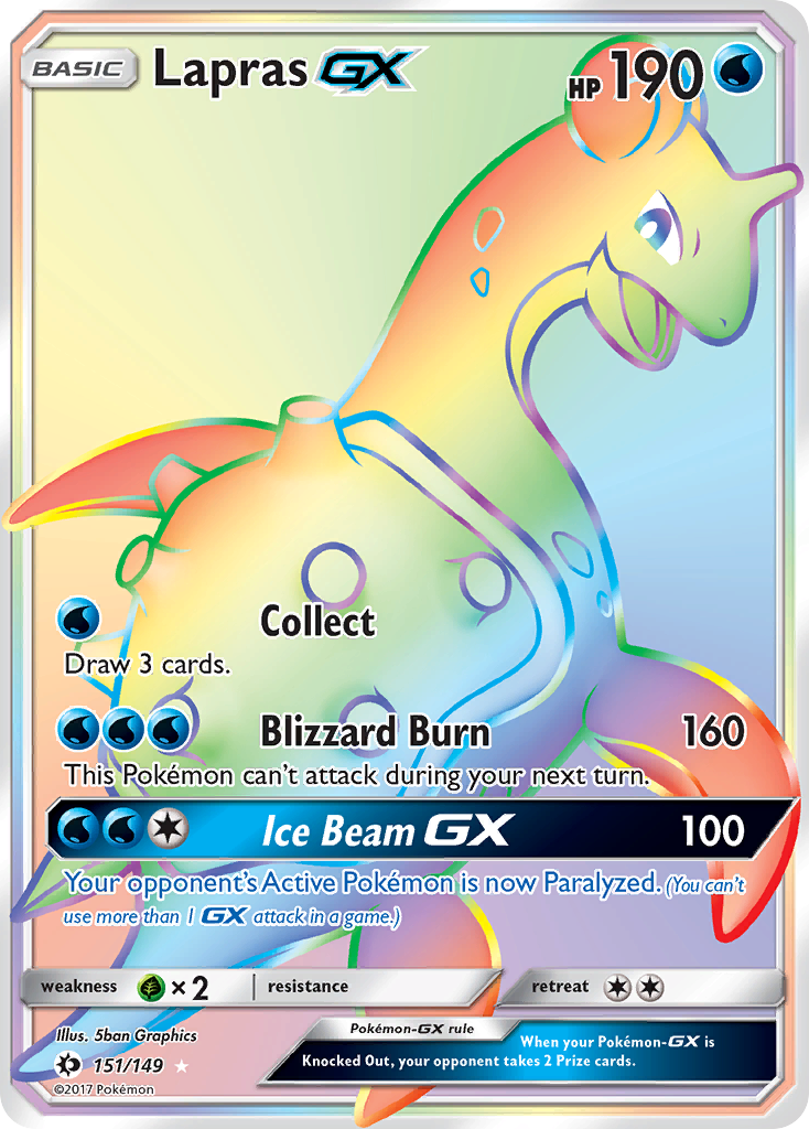 Lapras GX (151/149) [Sun & Moon: Base Set] | Nerdhalla Games