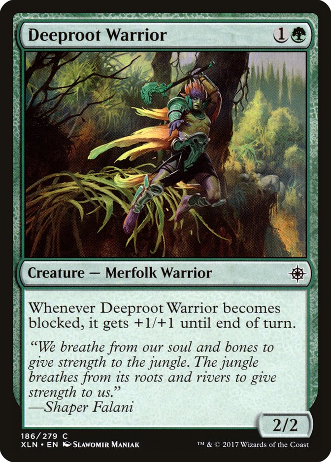 Deeproot Warrior [Ixalan] | Nerdhalla Games