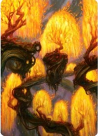 Grove of the Burnwillows Art Card [Zendikar Rising Art Series] | Nerdhalla Games