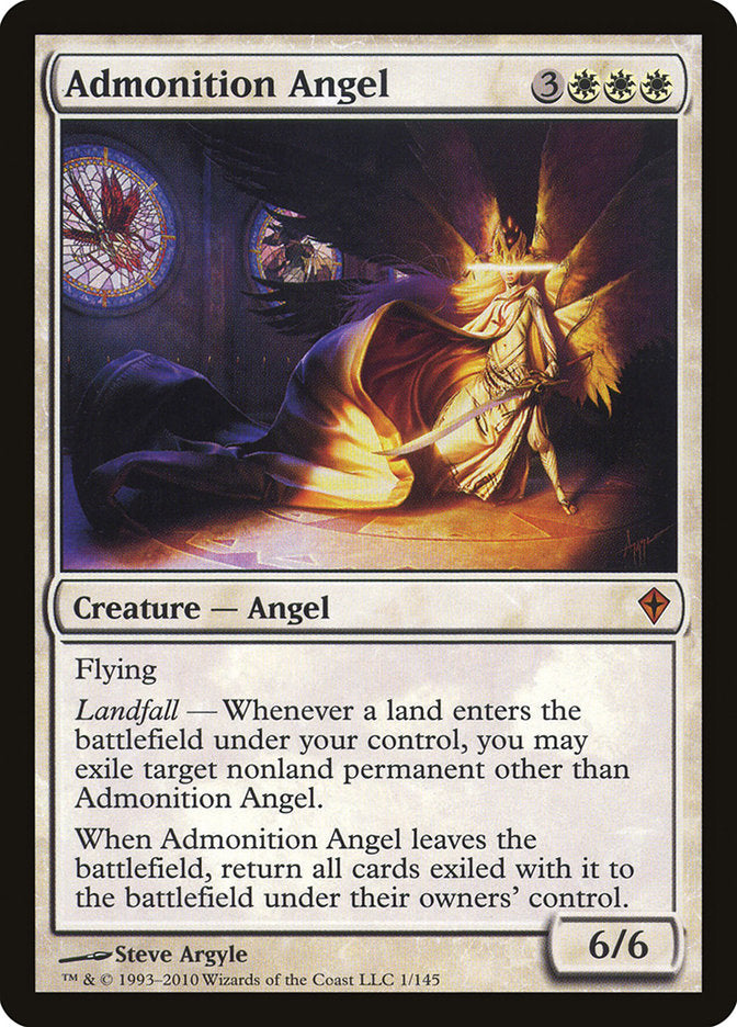 Admonition Angel [Worldwake] | Nerdhalla Games