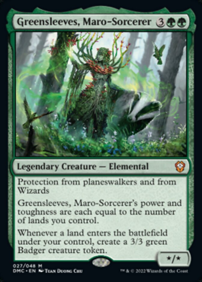 Greensleeves, Maro-Sorcerer [Dominaria United Commander] | Nerdhalla Games