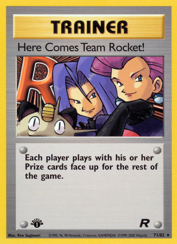 Here Comes Team Rocket! (71/82) [Team Rocket 1st Edition] | Nerdhalla Games