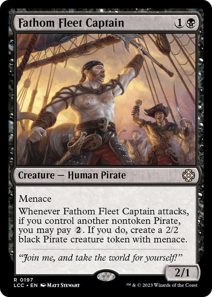 Fathom Fleet Captain [The Lost Caverns of Ixalan Commander] | Nerdhalla Games