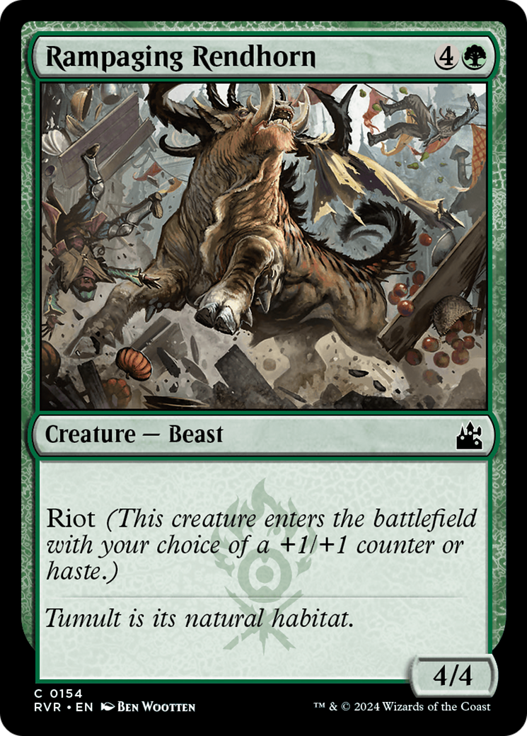 Rampaging Rendhorn [Ravnica Remastered] | Nerdhalla Games