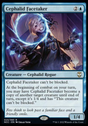 Cephalid Facetaker (Promo Pack) [Streets of New Capenna Commander Promos] | Nerdhalla Games