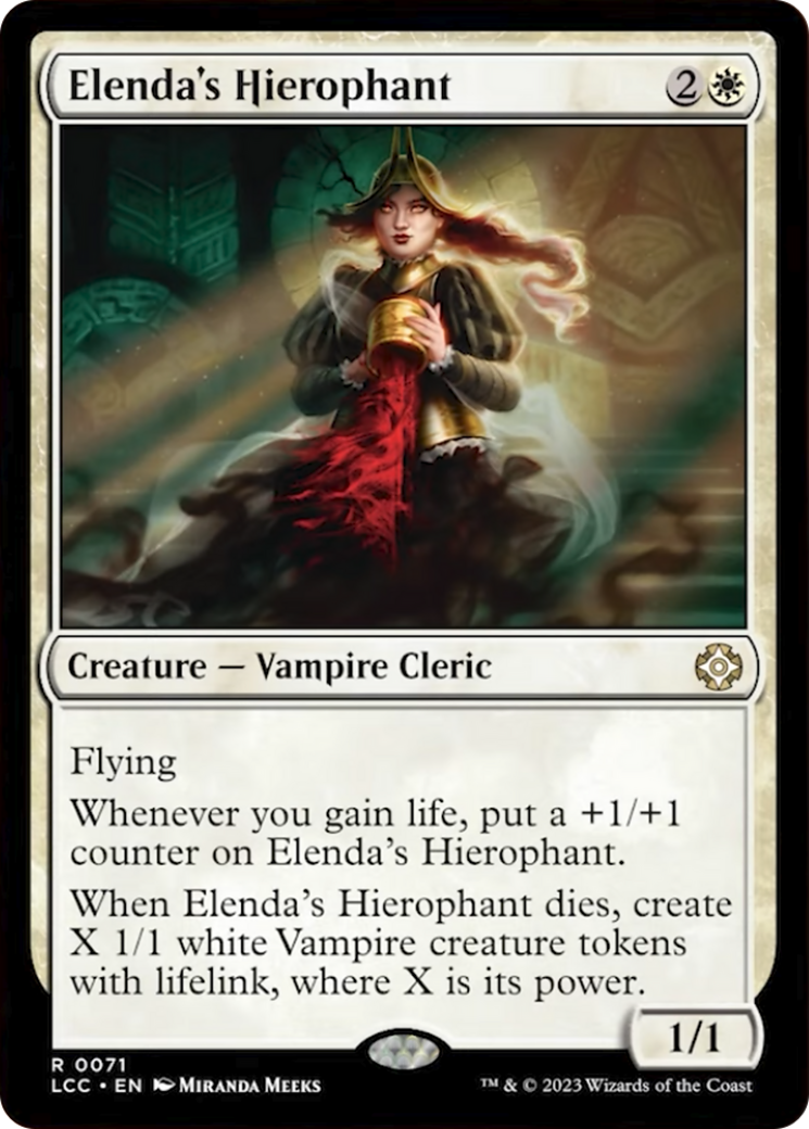 Elenda's Hierophant [The Lost Caverns of Ixalan Commander] | Nerdhalla Games