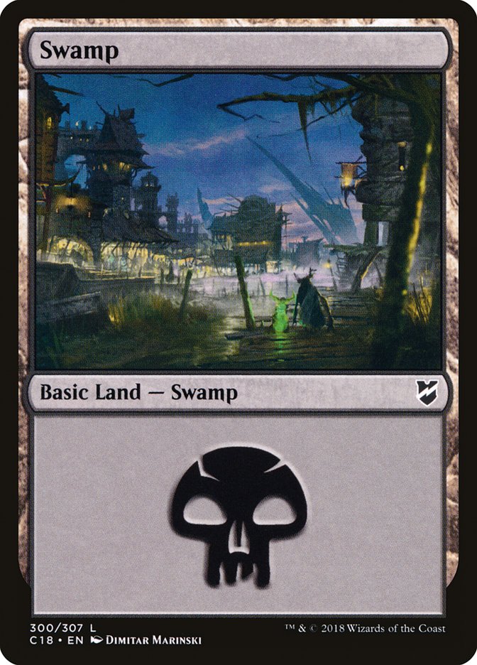 Swamp (300) [Commander 2018] | Nerdhalla Games