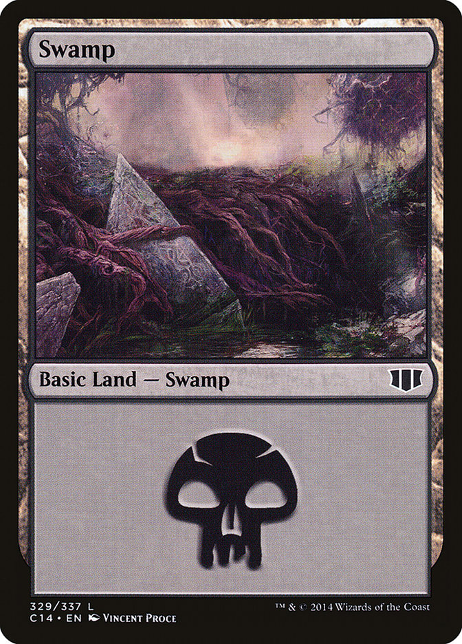 Swamp (329) [Commander 2014] | Nerdhalla Games