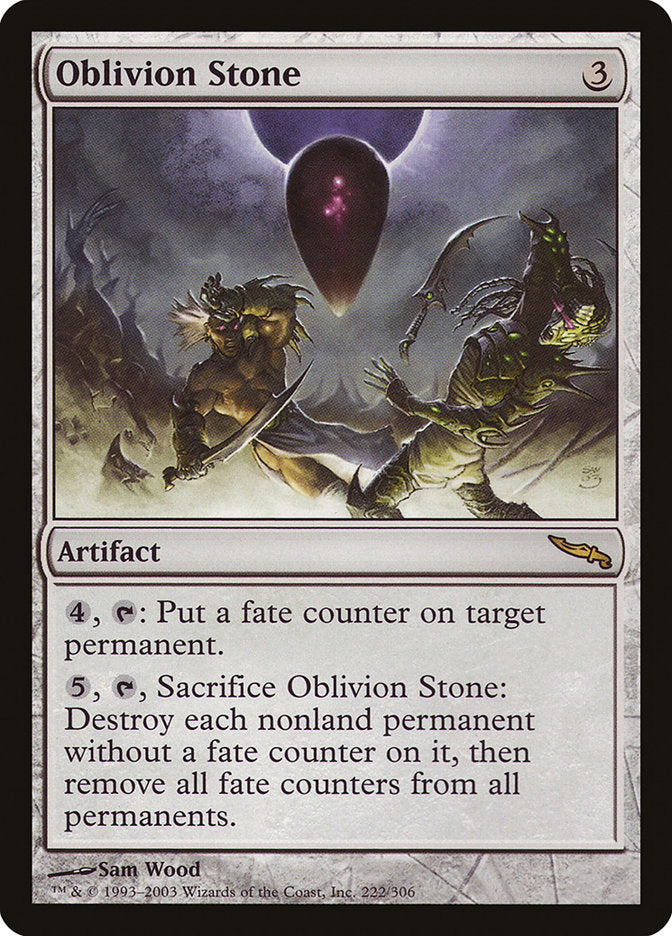 Oblivion Stone [Mirrodin] | Nerdhalla Games