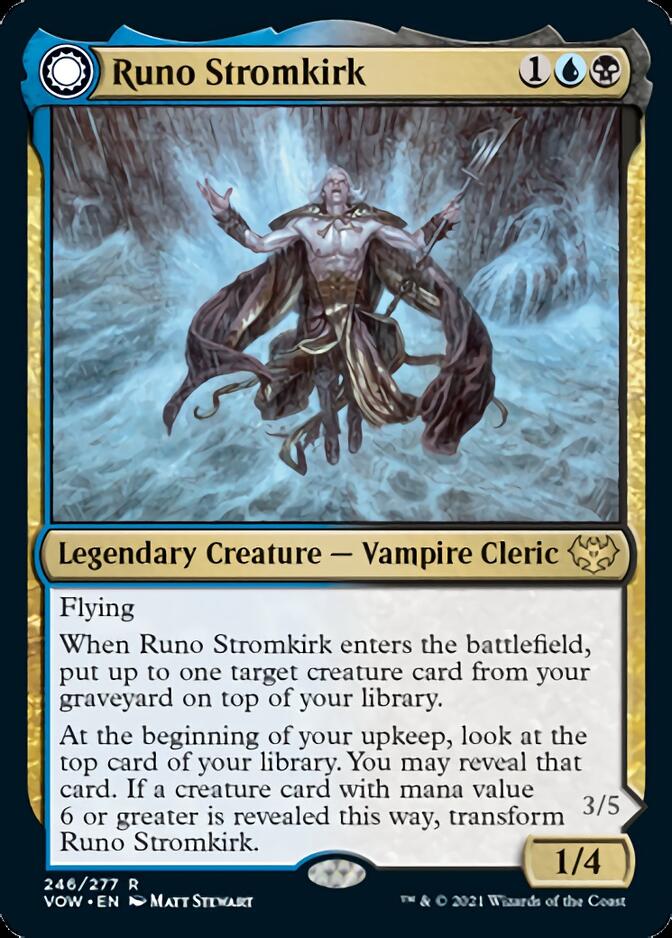 Runo Stromkirk // Krothuss, Lord of the Deep [Innistrad: Crimson Vow] | Nerdhalla Games