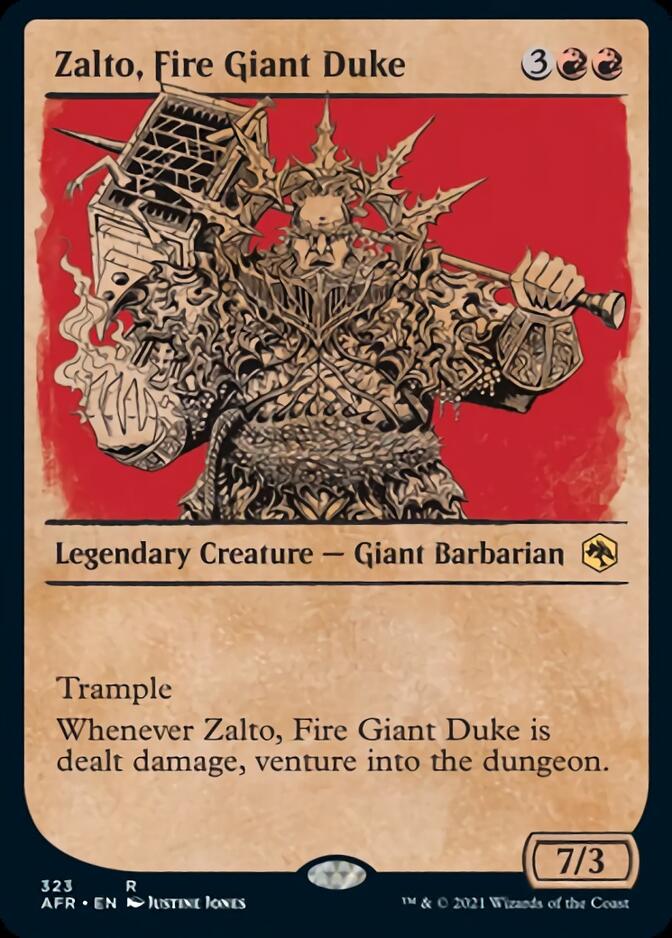 Zalto, Fire Giant Duke (Showcase) [Dungeons & Dragons: Adventures in the Forgotten Realms] | Nerdhalla Games