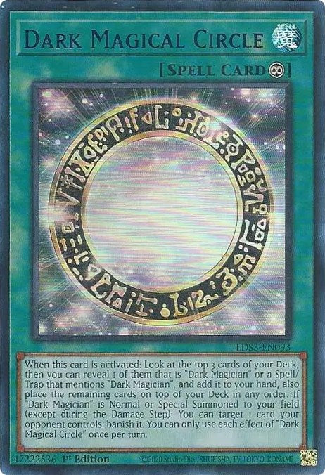 Dark Magical Circle (Blue) [LDS3-EN093] Ultra Rare | Nerdhalla Games