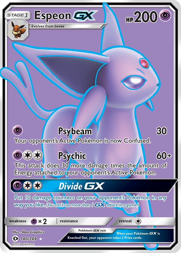 Espeon GX (140/149) [Sun & Moon: Base Set] | Nerdhalla Games