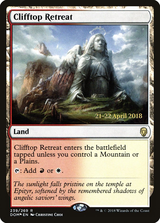 Clifftop Retreat  [Dominaria Prerelease Promos] | Nerdhalla Games