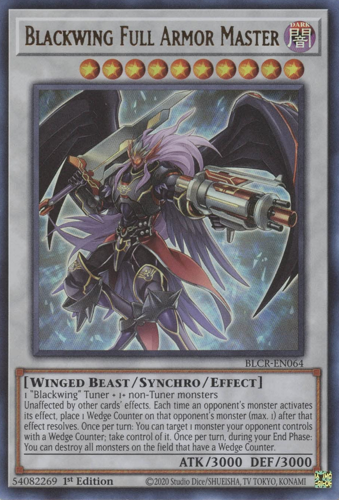 Blackwing Full Armor Master [BLCR-EN064] Ultra Rare | Nerdhalla Games