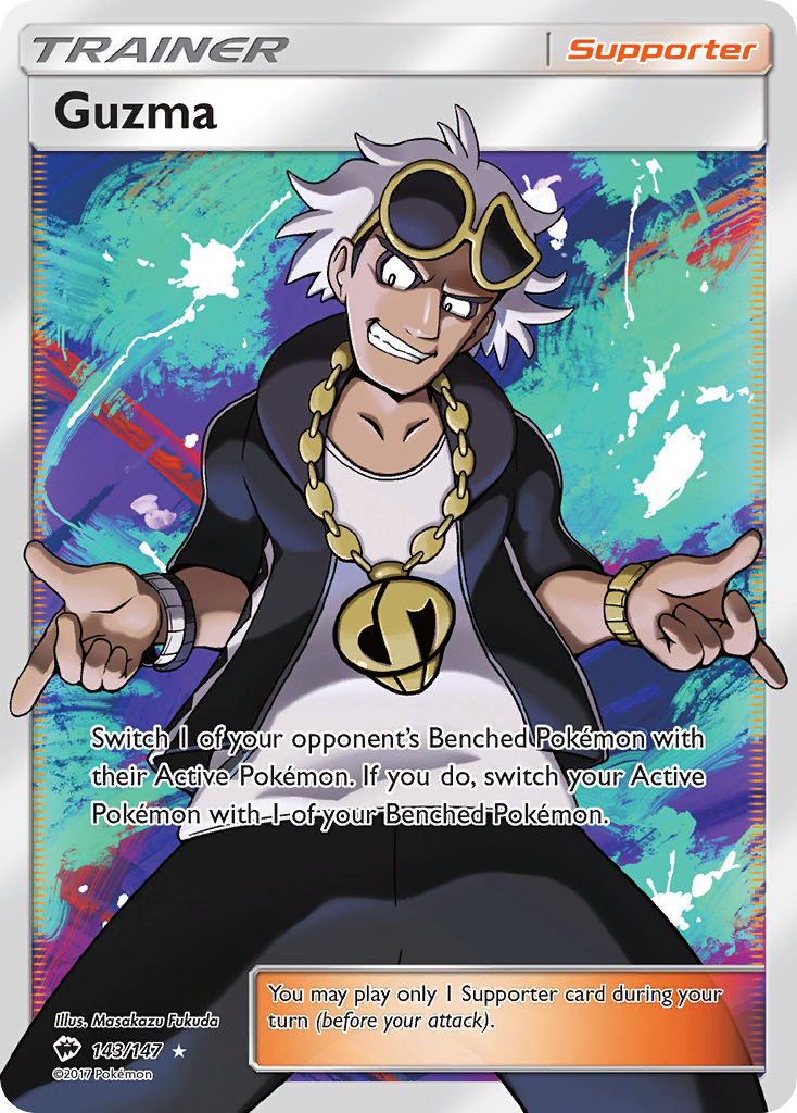 Guzma (143/147) [Sun & Moon: Burning Shadows] | Nerdhalla Games